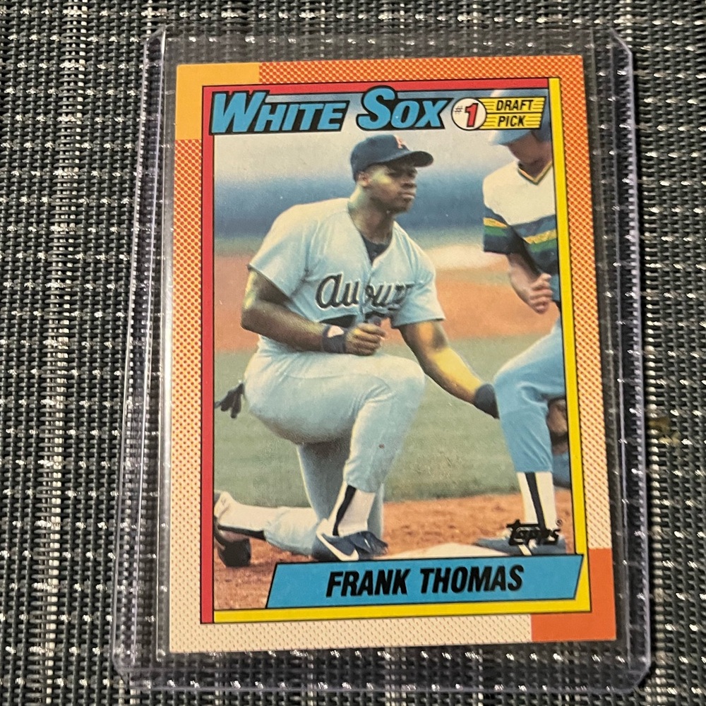 ⚾️ Frank Thomas Topps Company, Inc. 1990 Baseball  Draft Pick RC Card #414